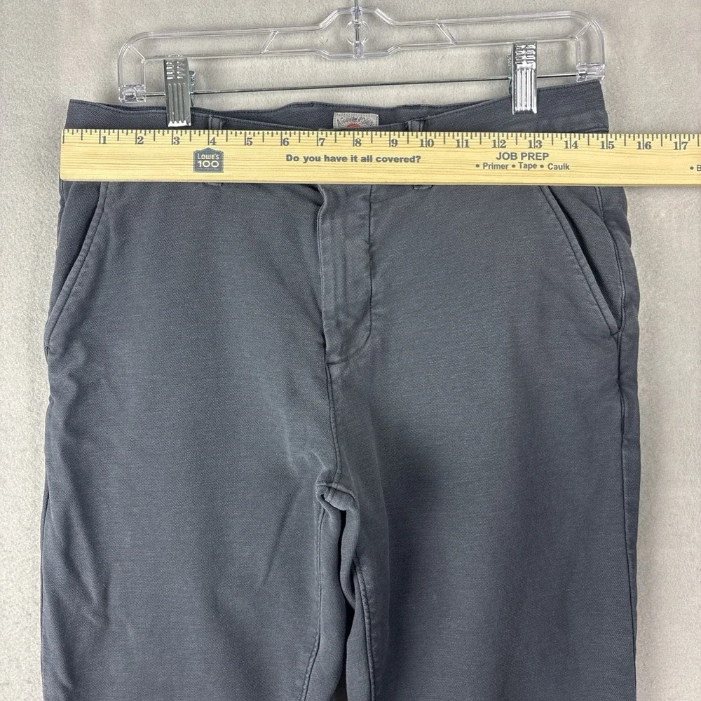 Faherty Stretch Terry 5 Pocket Pants Men’s 34x30 Gray Slim Fit Casual Beach